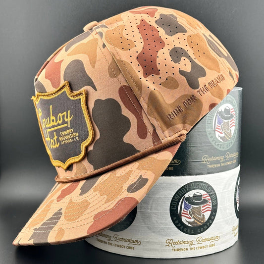 Cowboy Revolution Apparel Co. Rope Hat "Down South" Camo Patch - Performance Hat