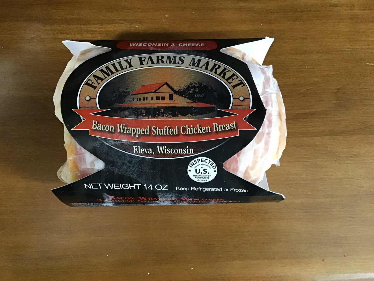 Family Farms Market Bacon Wrapped Stuffed Chicken Breast