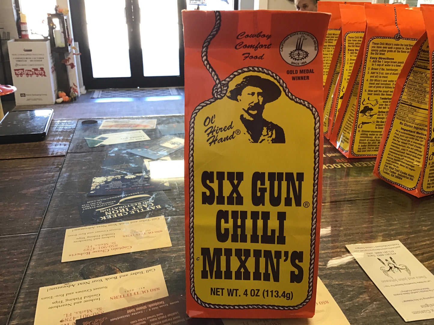 Six gun chili mix in’s