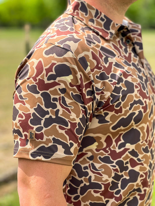Embry Duck Camo Golf Polo