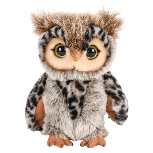 9" HEIRLOOM FLOPPY BROWN EAGLE OWL
