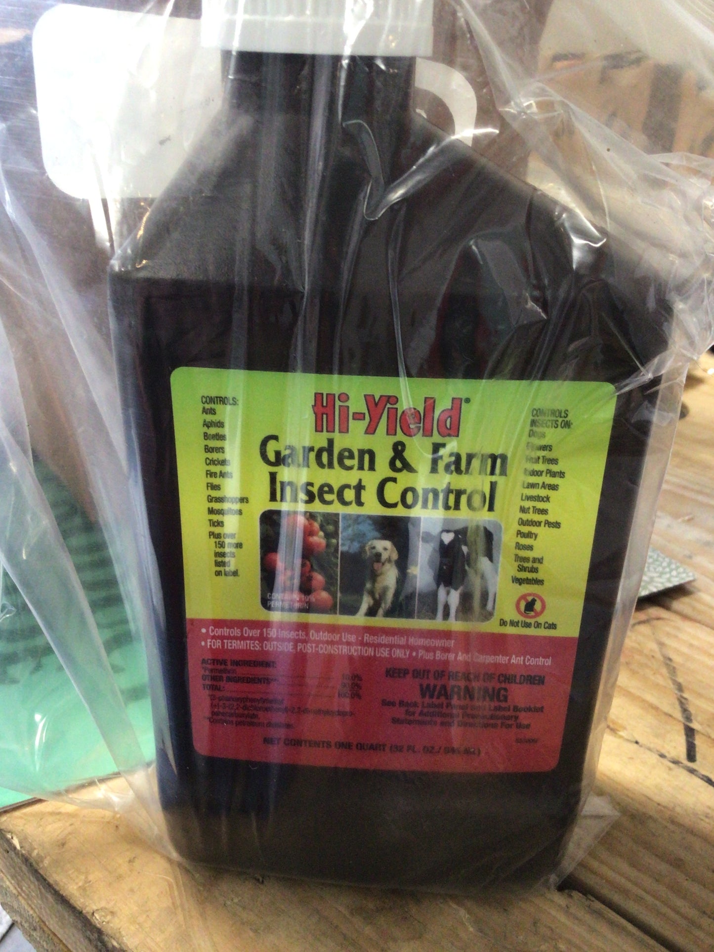 Hi-yield garden and farm insect control