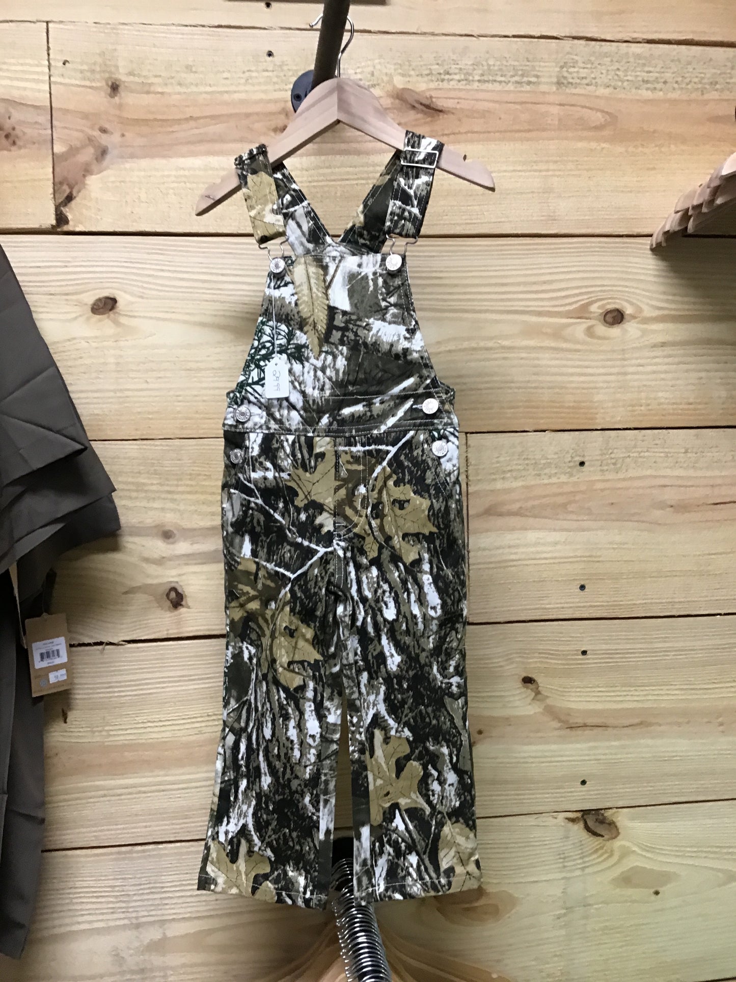 Boys Camo Overalls