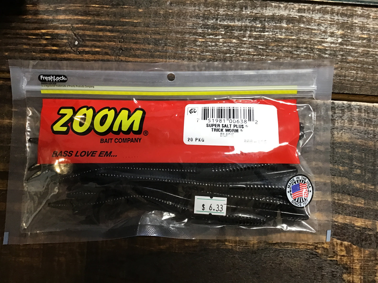 Zoom trick worm (black)