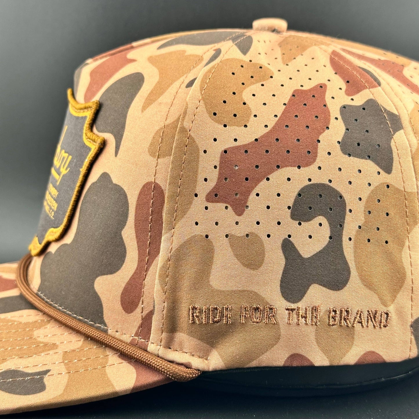 Cowboy Revolution Apparel Co. Rope Hat "Down South" Camo Patch - Performance Hat