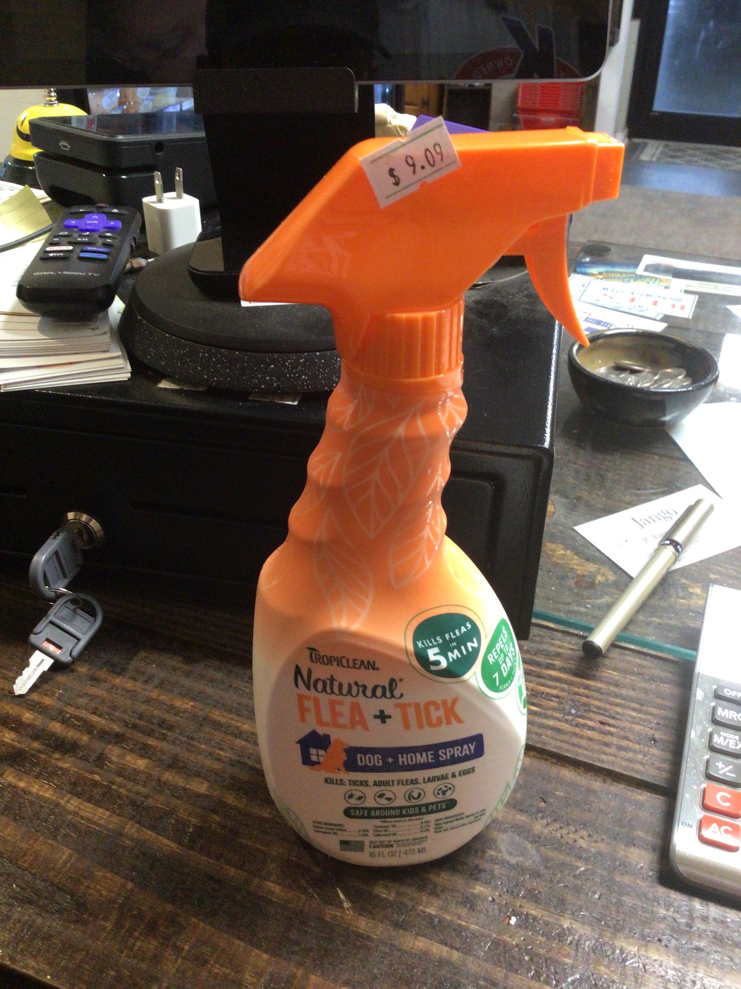 Flea and tick spray