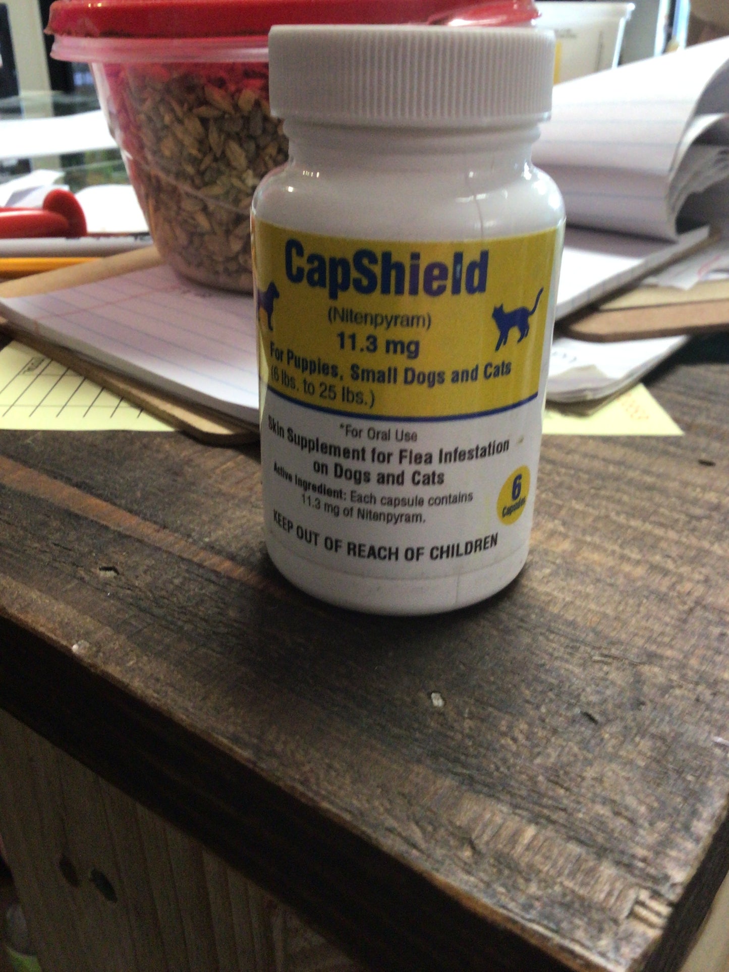 Capshield flea infestation pill
