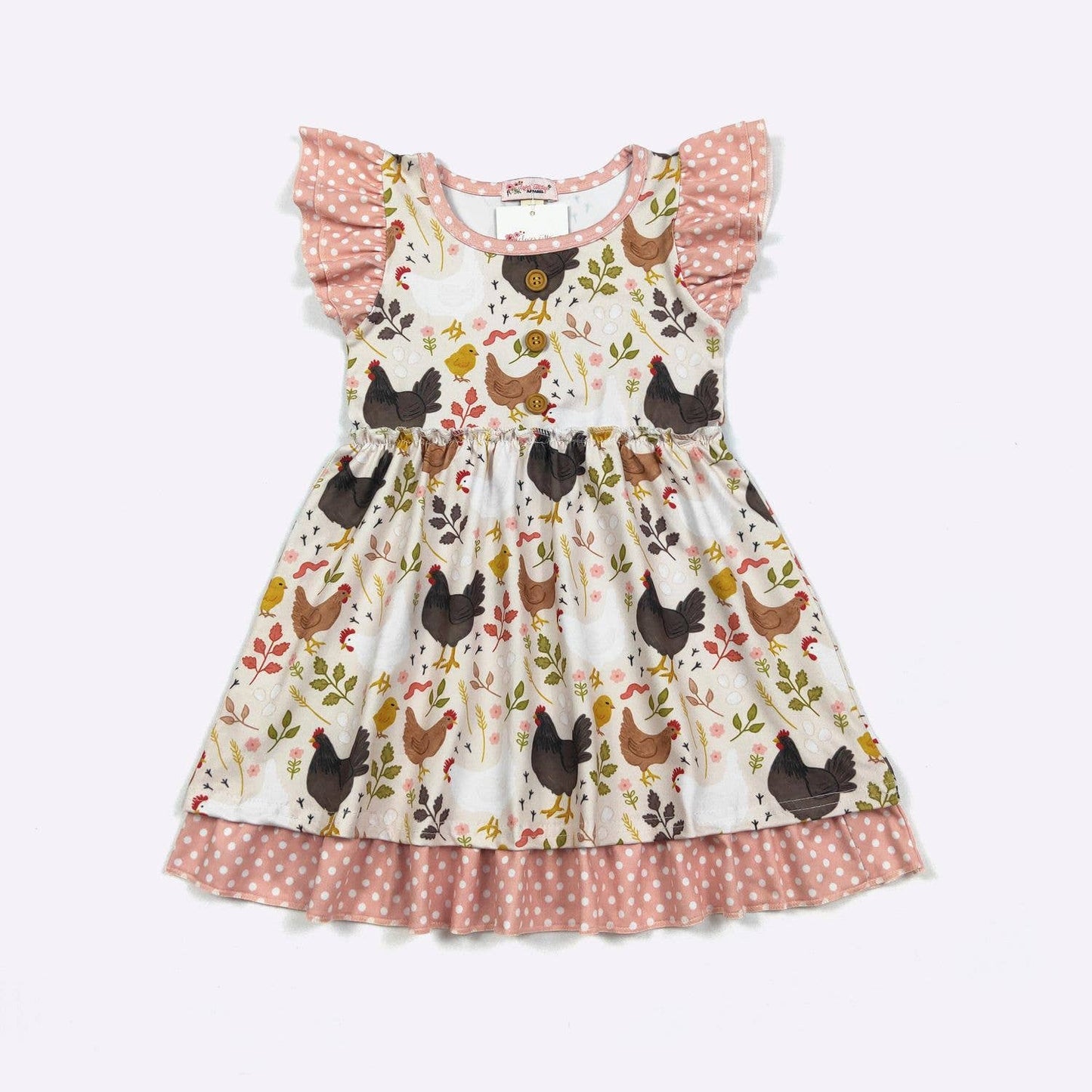 Chicken Chic Girls Dress