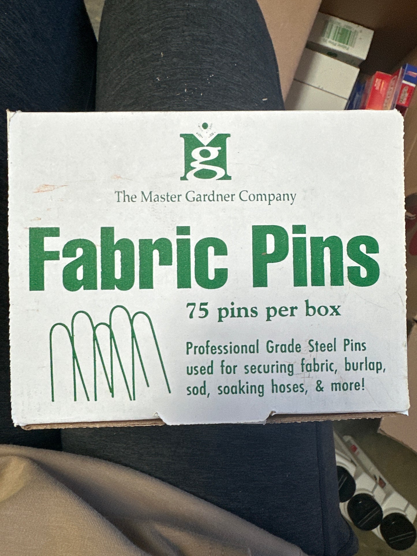 Fabric Pins (75 per box)