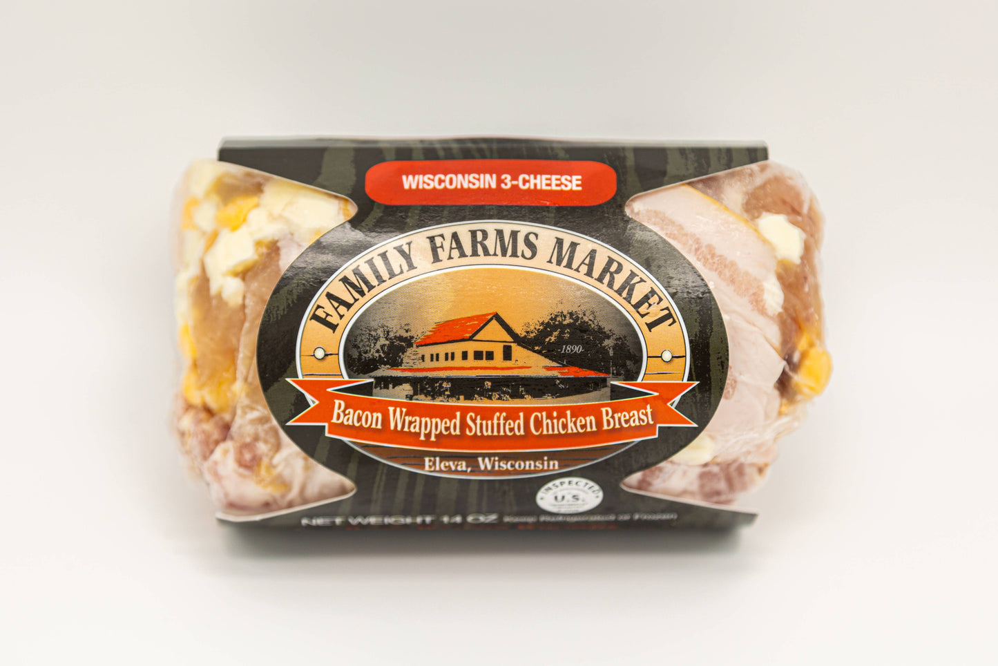 Bacon Wrapped Stuff Chicken Breast - Wisconsin 3 Cheese