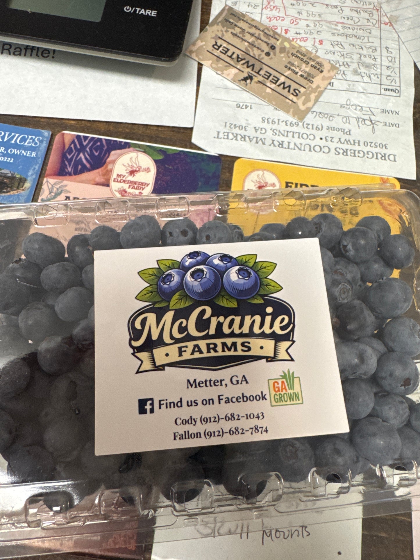Mccranie farms blue berries