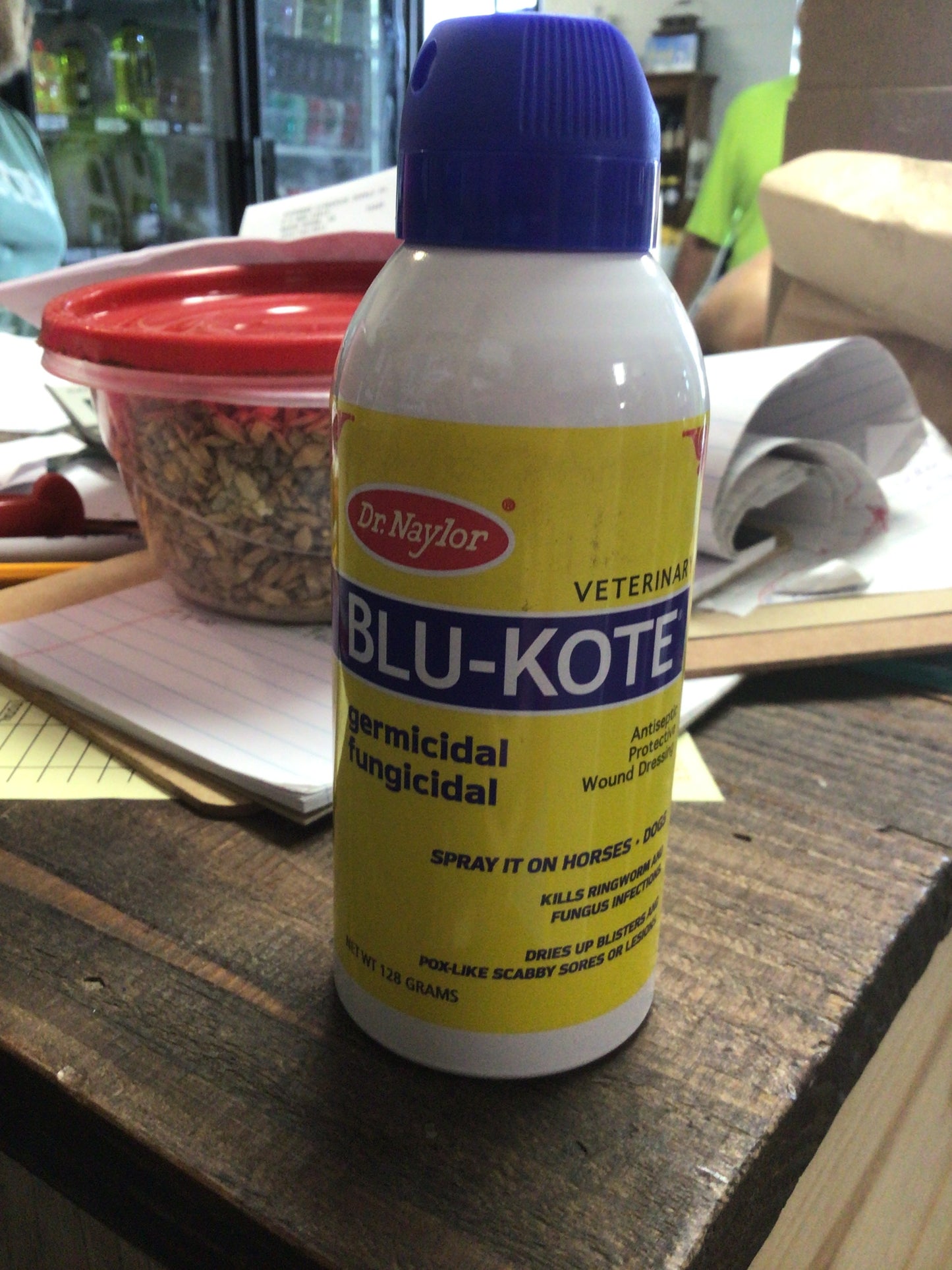 Veterinary Blu-kote germicidal fungicidal spray can