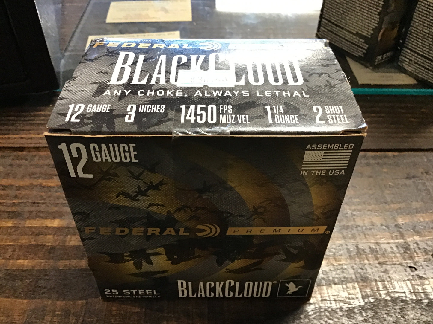 Federal black cloud 12ga 3in 2 shot steel
