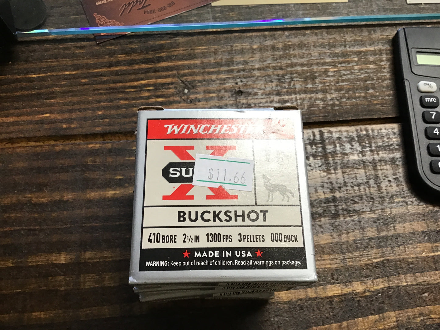 Win 410 2 1/2 000 Buck