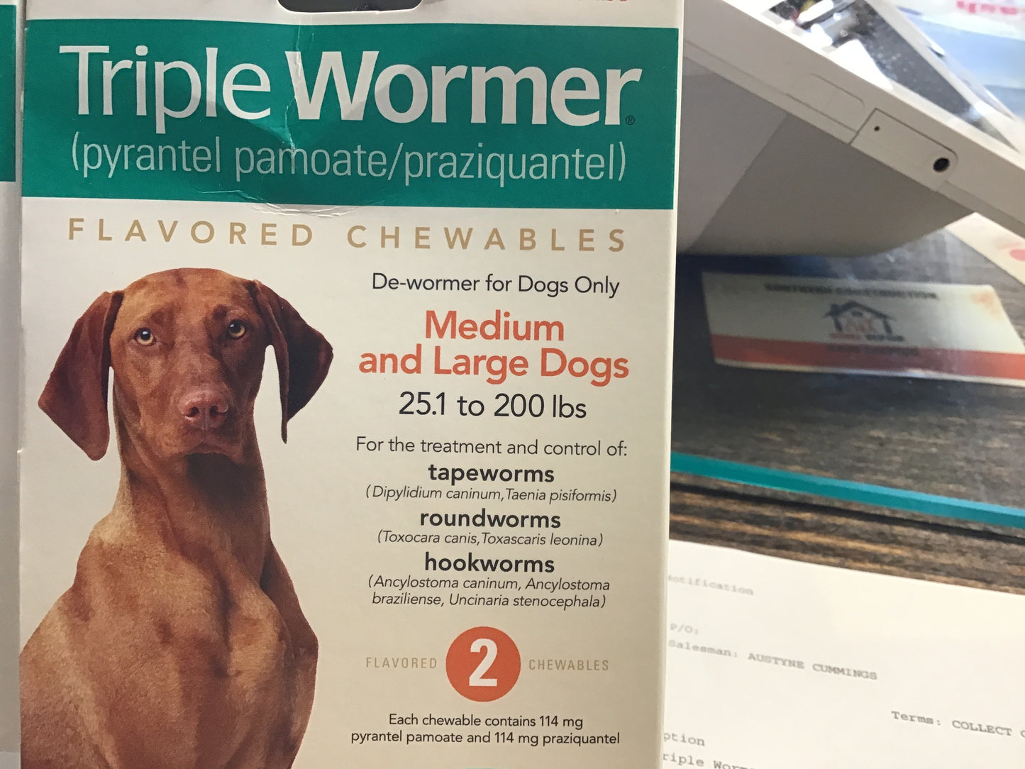 Dog wormer 25.1-200 lbs