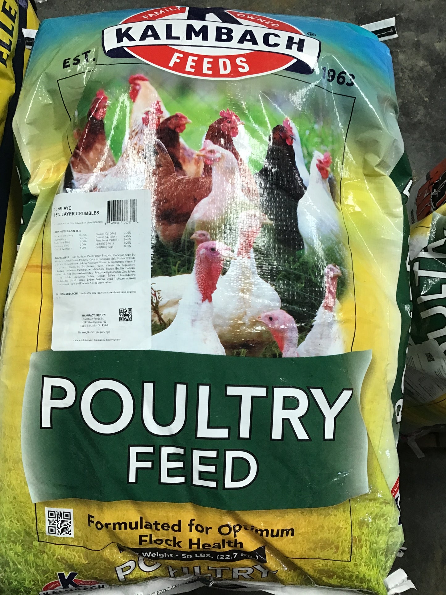 Kalmbach 16% layer crumble