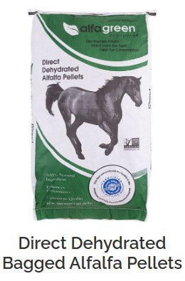 AlfaGreen Direct Dehydrated Alfalfa Pellets 50LBS