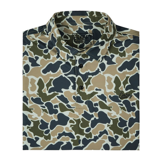 Embry Performance Polo - Marsh Duck