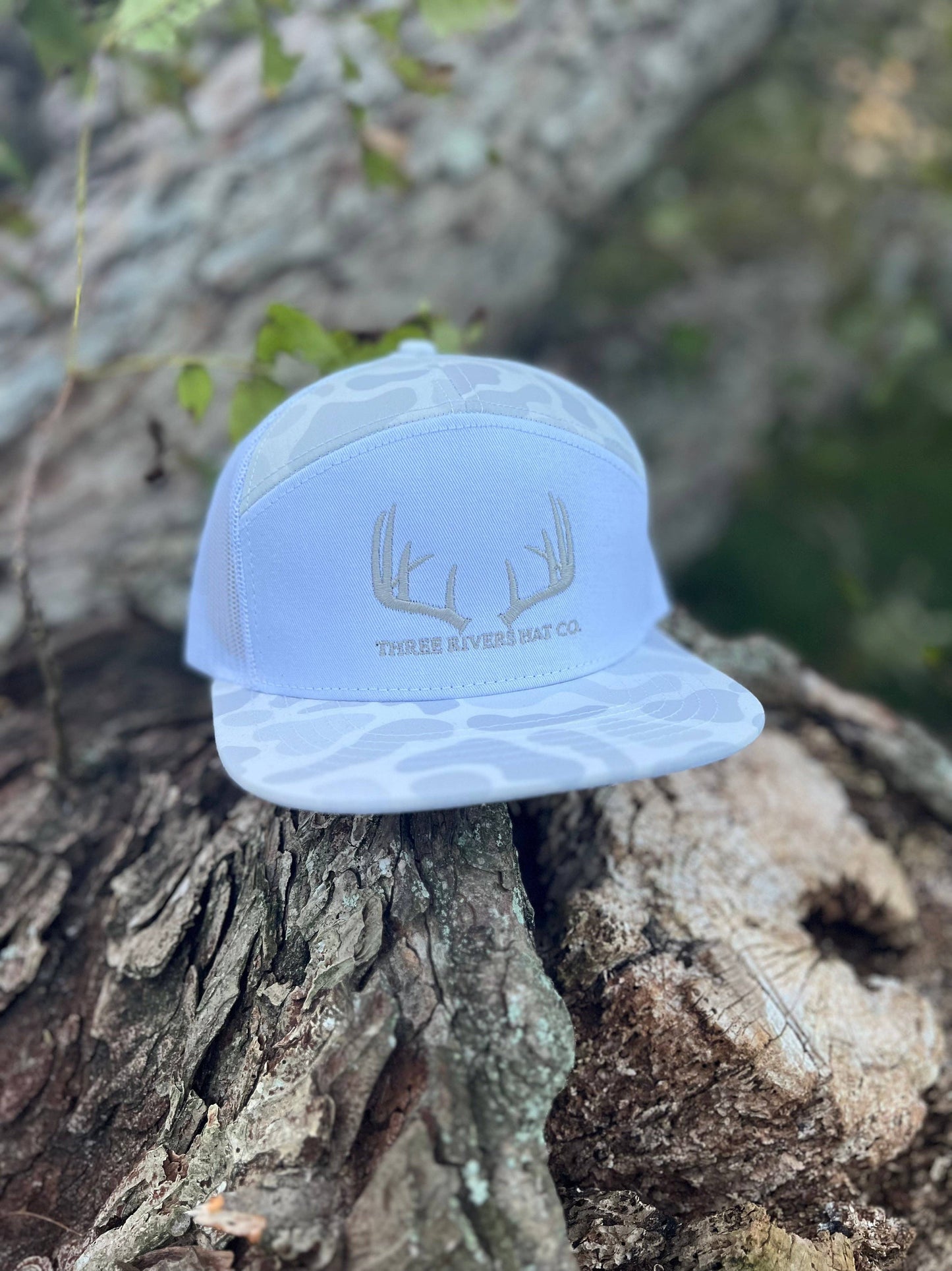 Classic Whitetail Rack - “Old’s Cool” Flatbill Snapback - Lost Hat Co.