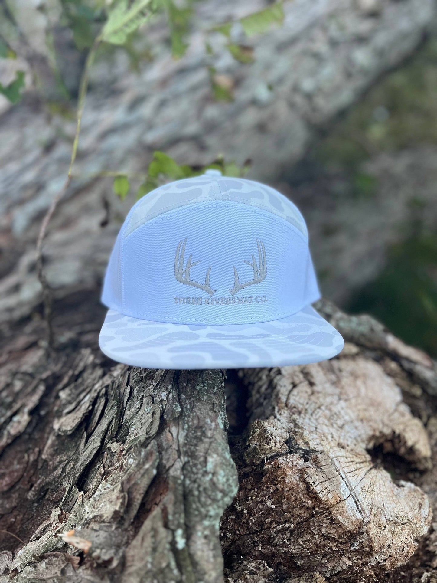 Classic Whitetail Rack - “Old’s Cool” Flatbill Snapback - Lost Hat Co.