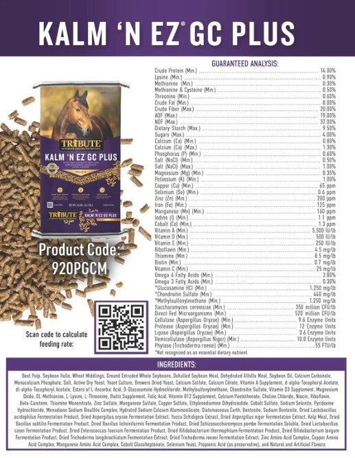 Tribute Kalm-n-EZ GC Plus 50LBS