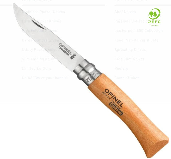 Opinel No.07 Carbon Steel Folding Knife