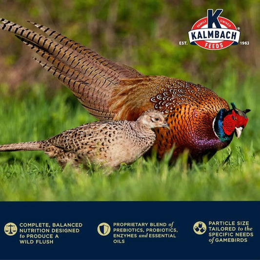 Kalmbach Wild Flush 28% Pheasant Starter (Medicated)