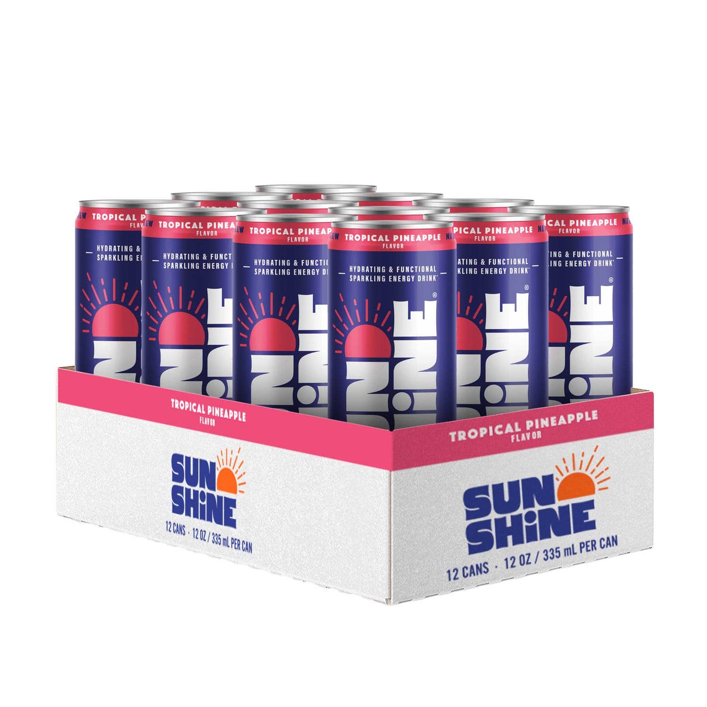 Sunshine Energy - Tropical Pineapple (12 pk- 12oz)