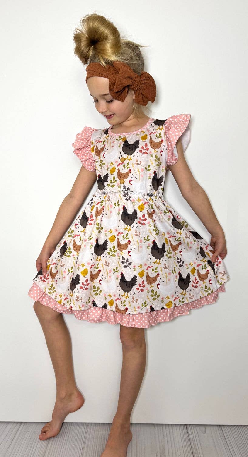 Chicken Chic Girls Dress