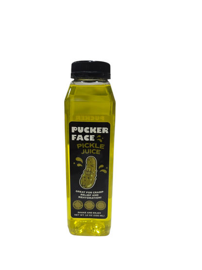 Pucker Face pickle juice 12 OZ Bottles