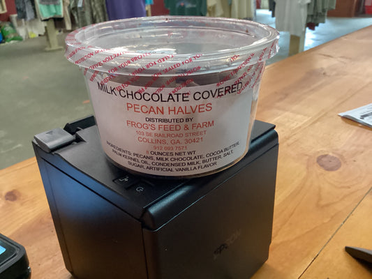 Milk Chocolate covered Pecan halves