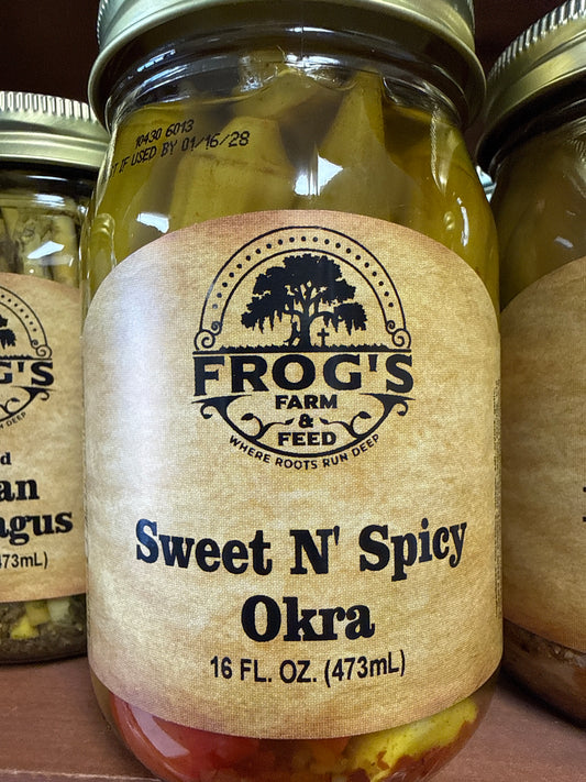 Frog’s Sweet & Spicy Okra 16oz