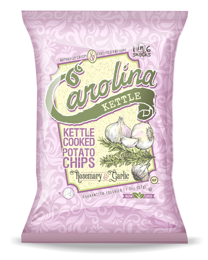 Rosemary & Garlic Carolina Kettle Potato Chips 2 oz