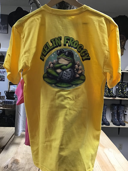 Frogs kid tshirts yellow