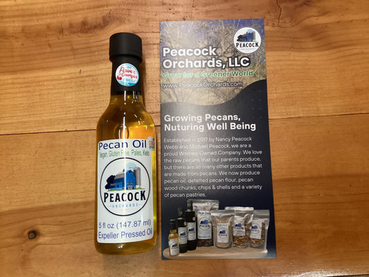 Peacock Orchards Pecan Oil 5 fl oz