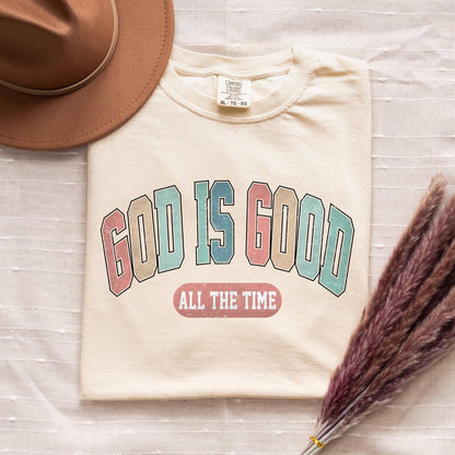 God Is Good All The Time Shirt, Retro Christian Shirt