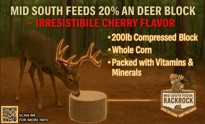 Rack Rock Block-deer block 200lbs