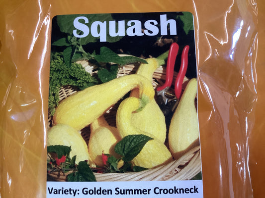 Golden Summer Crookneck Squash 1oz