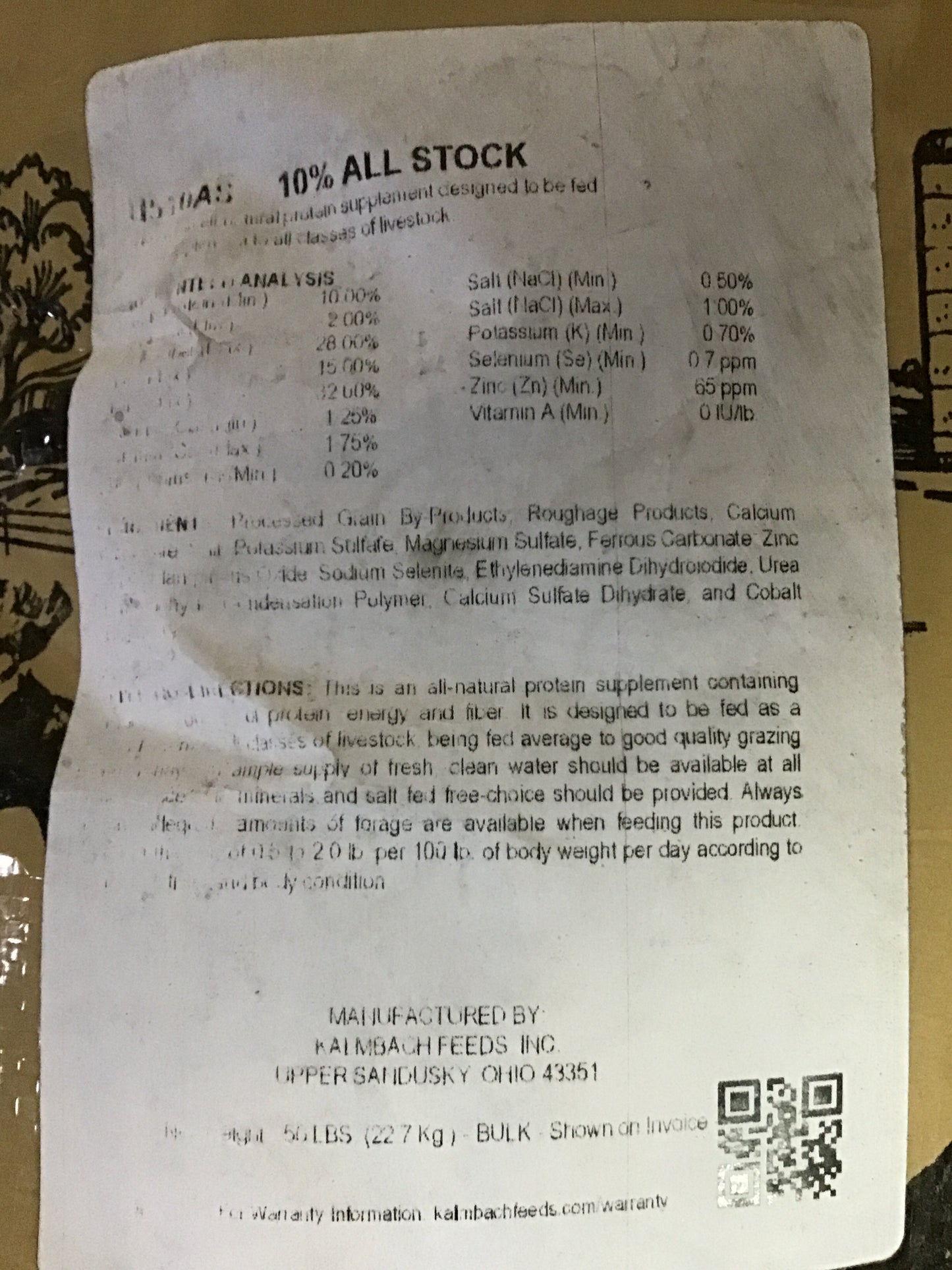 10% all stock