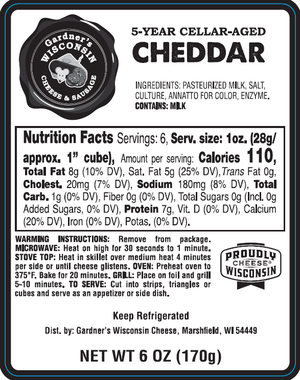 Oven-Baked Cheese filled with 5-Year-Aged Cheddar