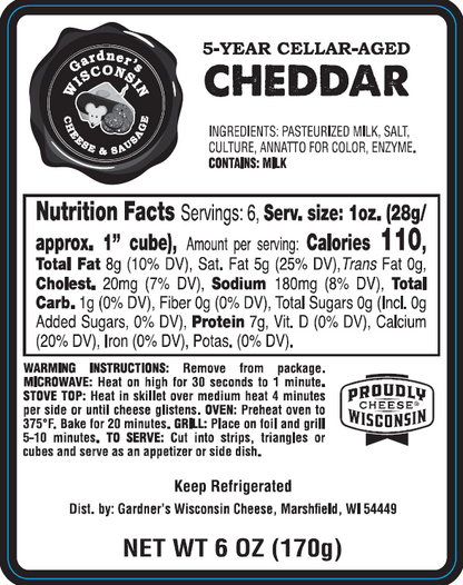 Oven-Baked Cheese filled with 5-Year-Aged Cheddar
