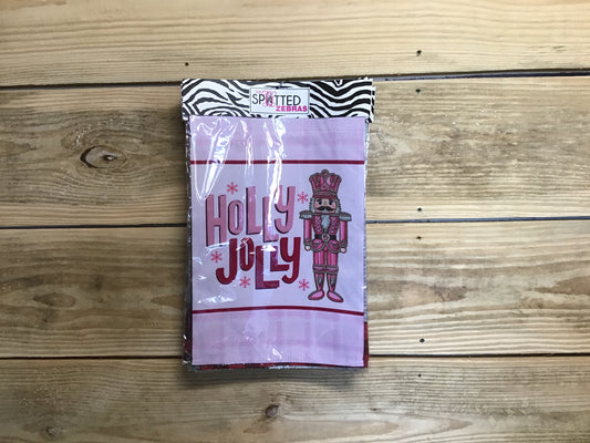 Garden Flag - Holly Jolly Christmas Nutcracker