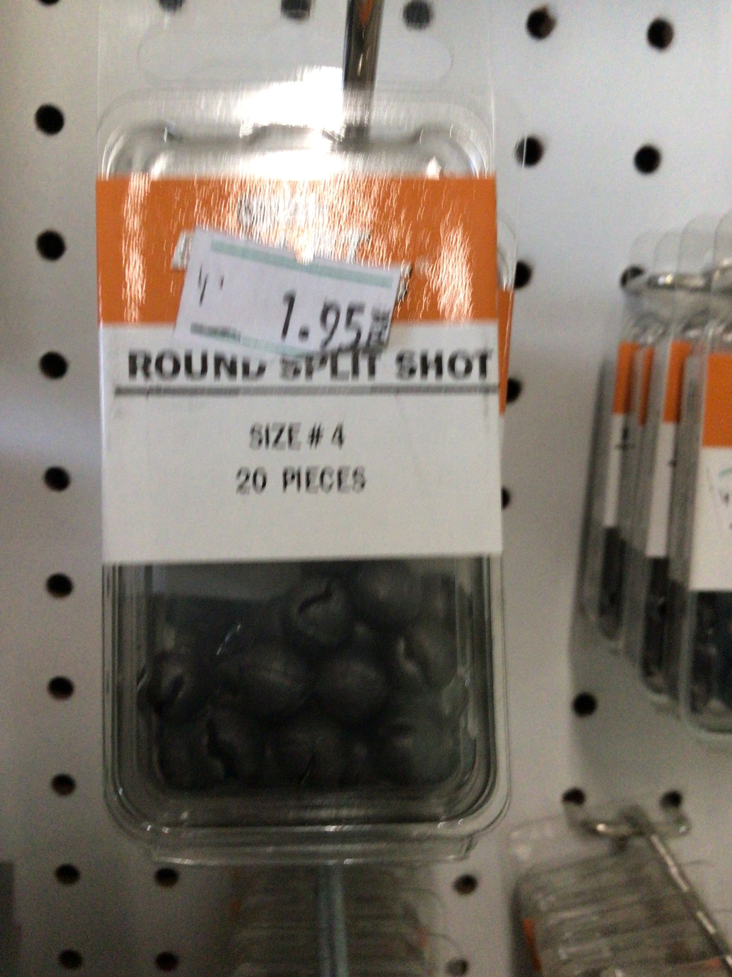 Bullet weights round split shot size #4