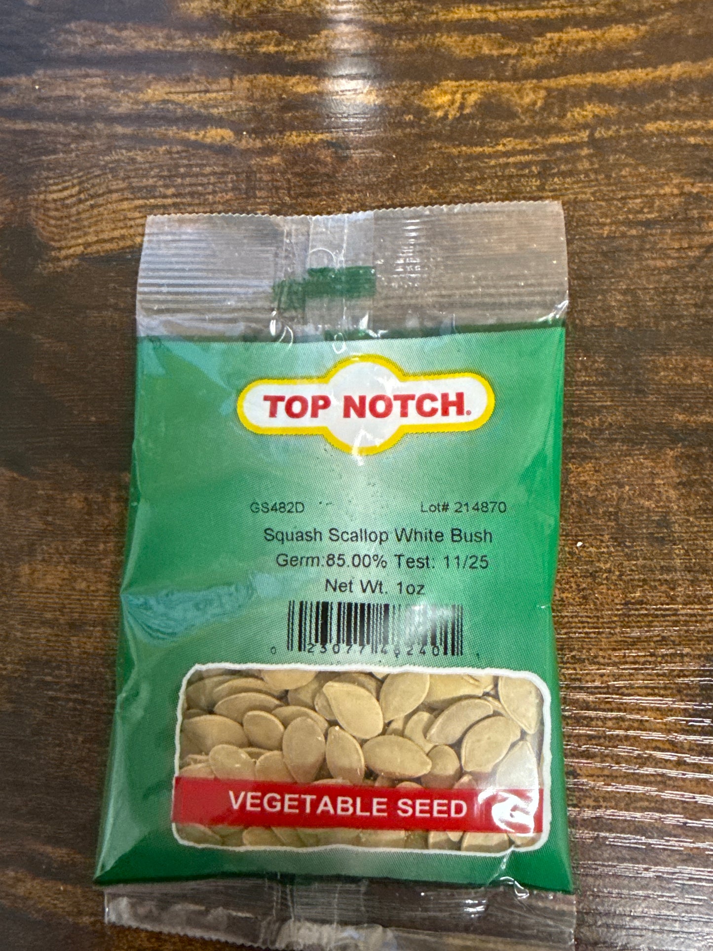 Seeds-White Bush Scallop 1oz