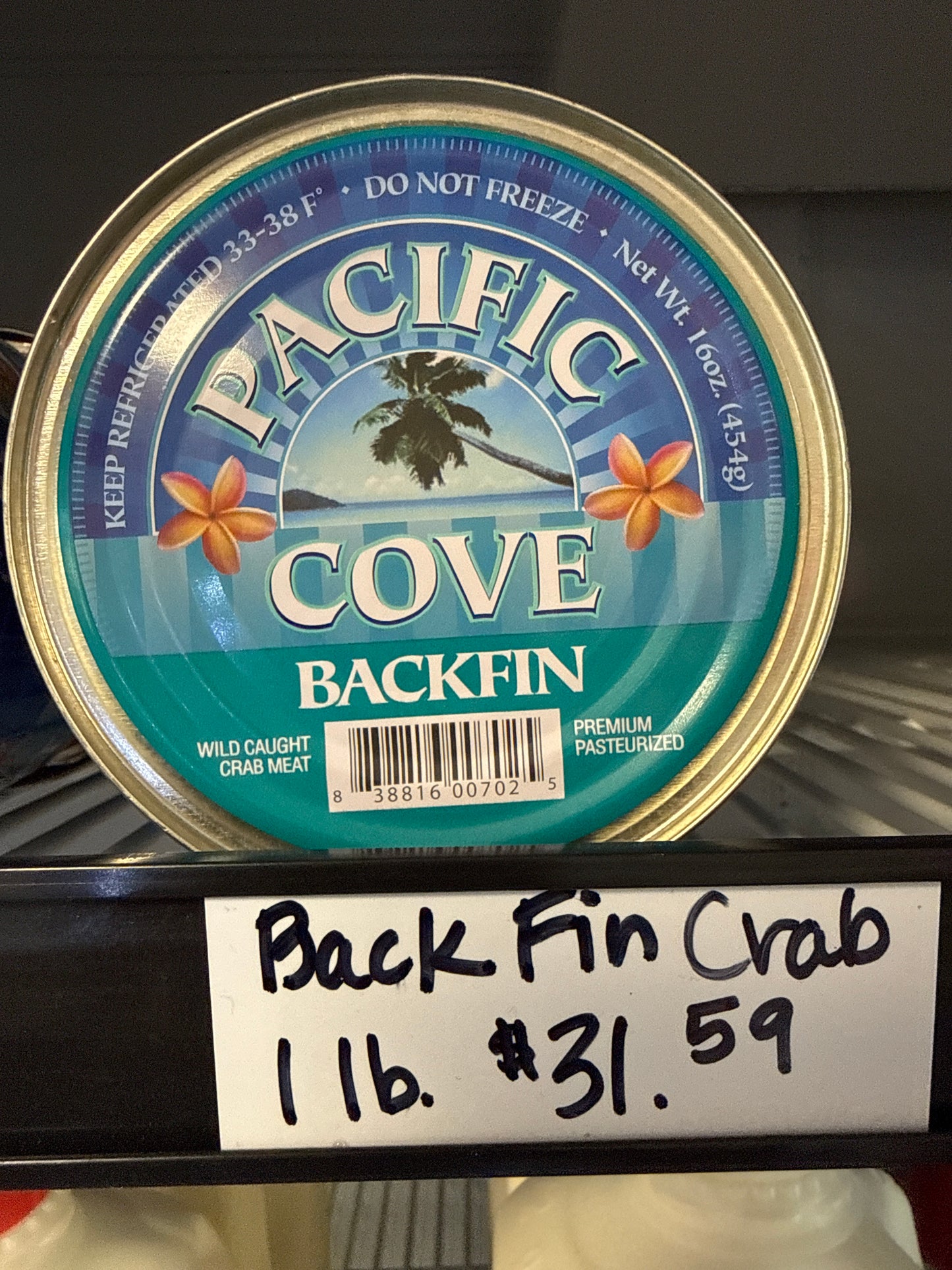 Pacific Cove Lump Crab Backfin 1lb.