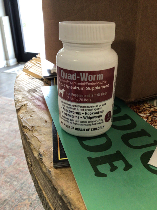 Quad worm broad spectrum supplement 2-20lb