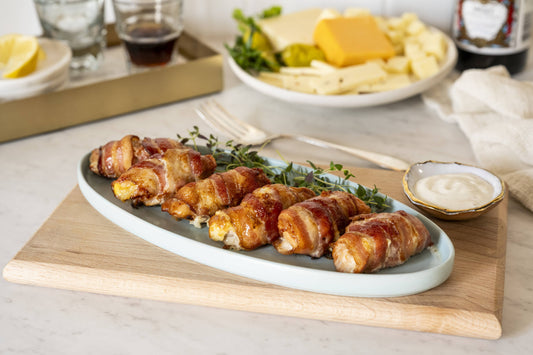 Teasers - Bacon Wrapped Chicken Thigh - Pepper Jack Cheese
