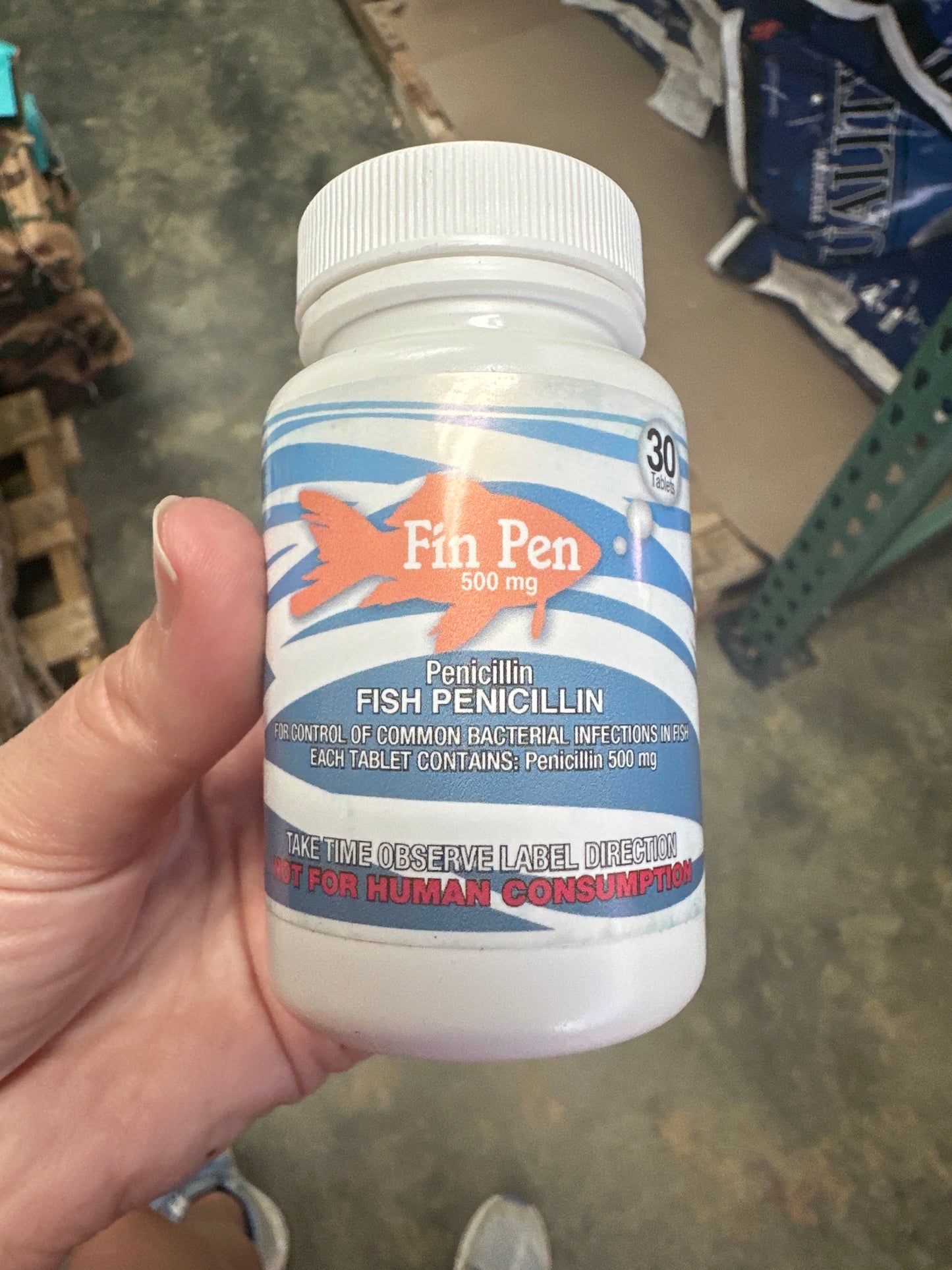 Fish pen Penicillin
