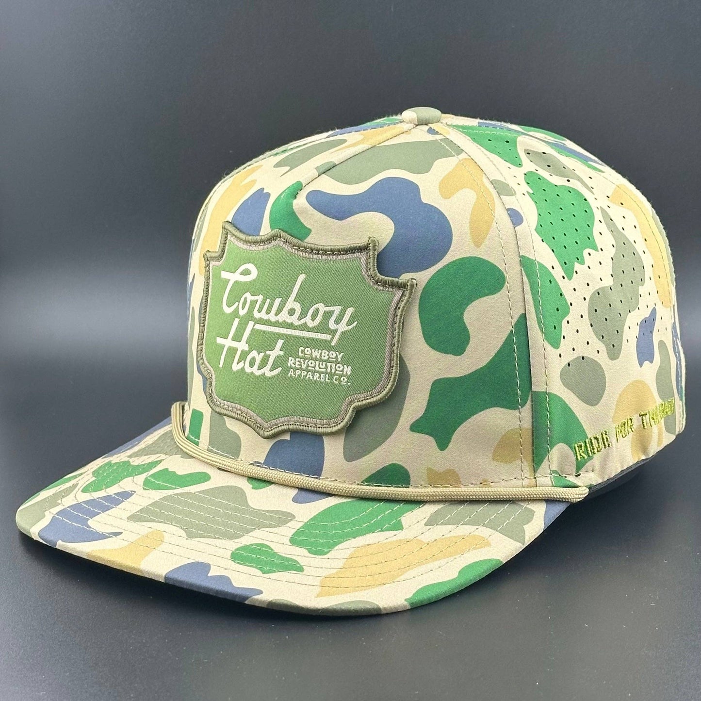 Cowboy Revolution Duck Camo Patch "Cowboy Hat" - Performance Hat
