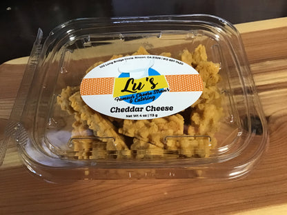 Lu's Famous gourmet cheese straws